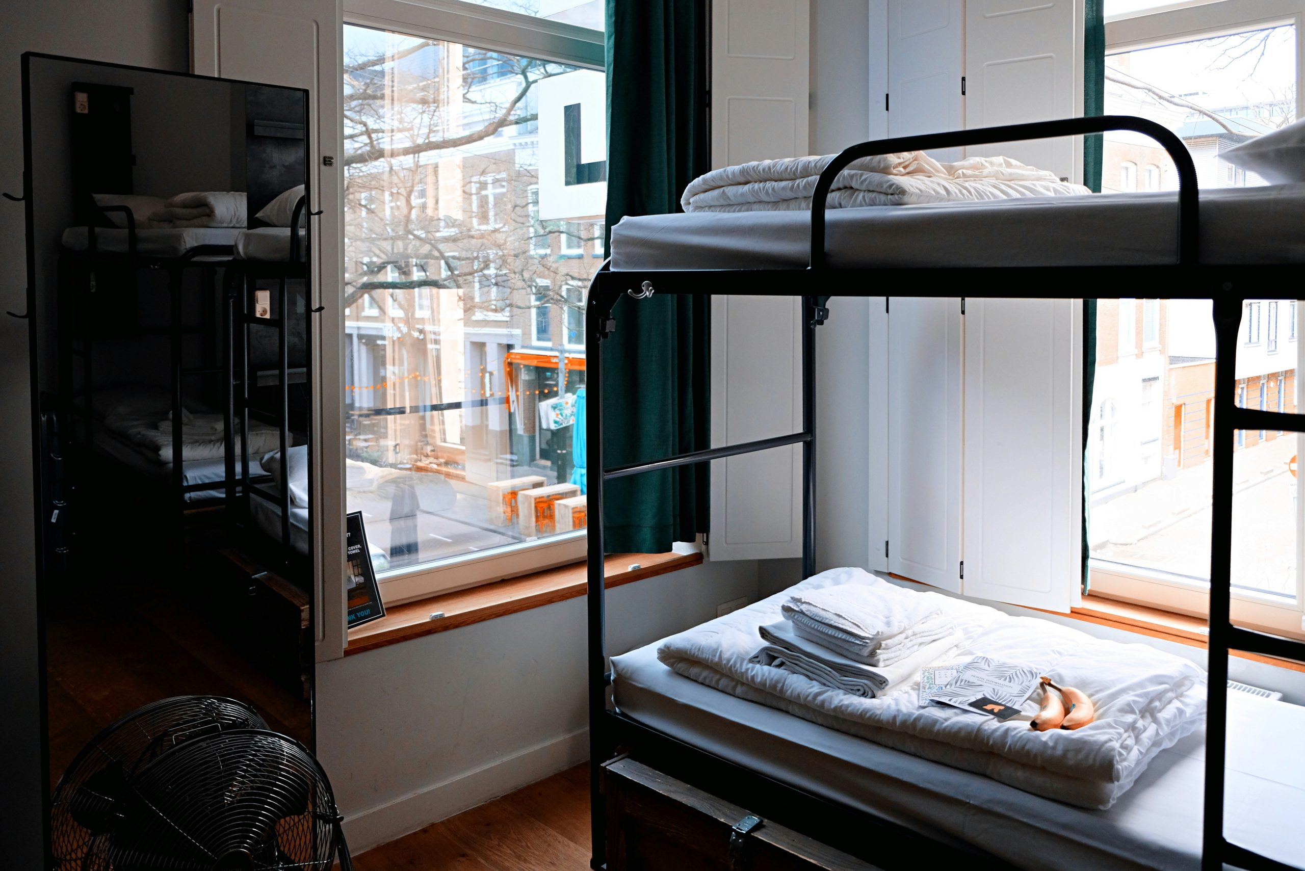 Hotel or Hostel in Europe | Bunk beds in a hostel room | Evolve Tours