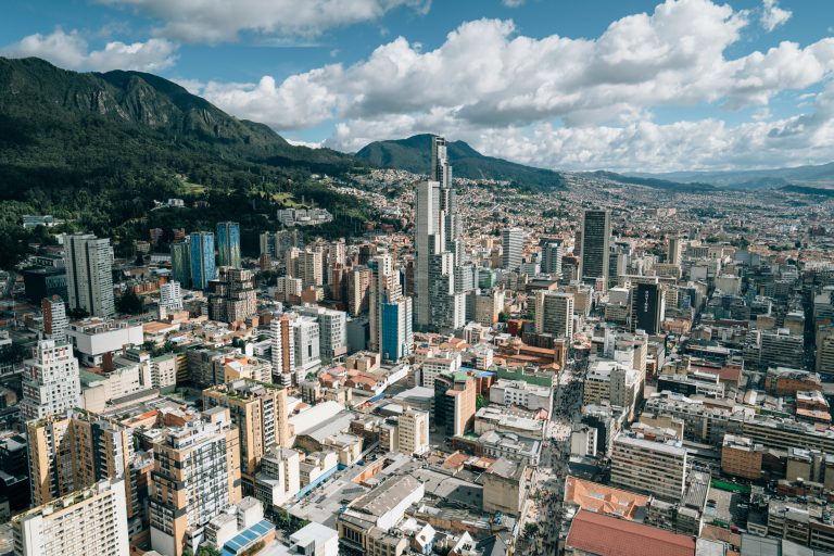 Bogota No Car Week | Aerial view of Bogotá, Colombia | Evolve Tours
