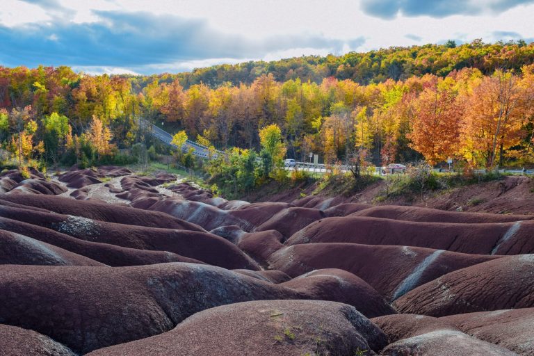 Cheltenham Badlands | Rolling hills at Cheltenham Badlands | Evolve Tours