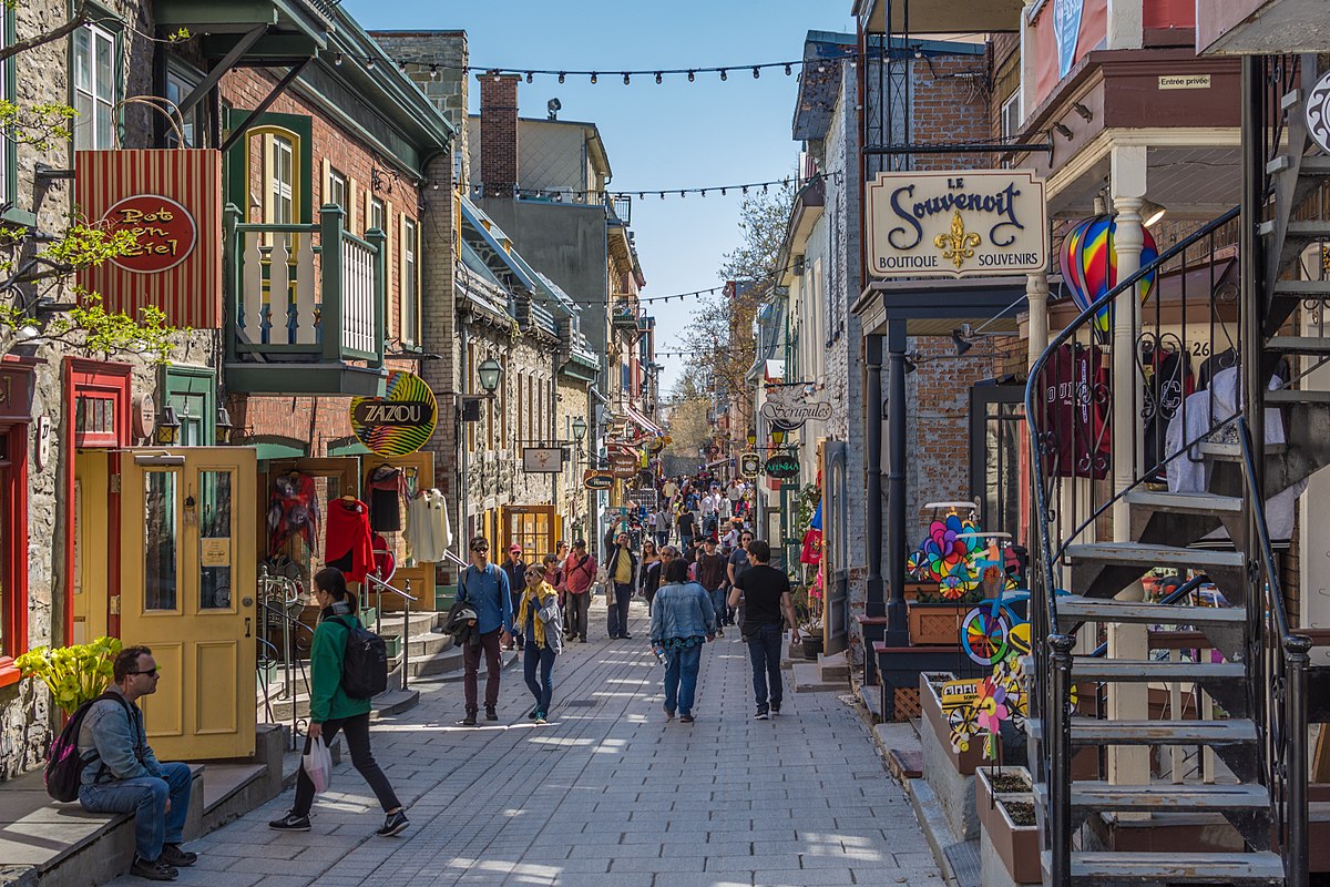 Le Petit Champlain Quebec City | Rue Petit Champlain in Quebec City | Evolve Tours