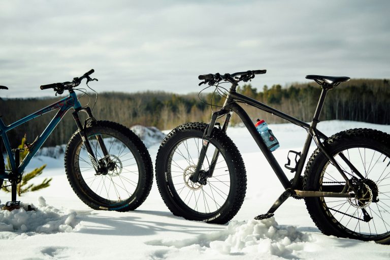 Fat Biking | Two fat bikes in the snow | Evolve Tours