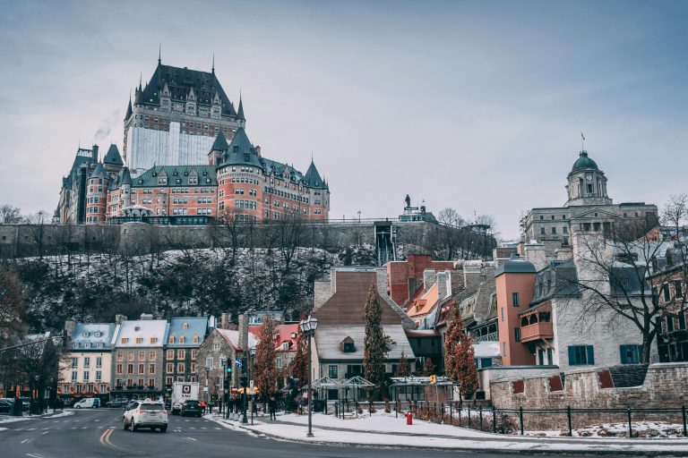 Quebec City | Snow-covered Quebec City streets | Evolve Tours