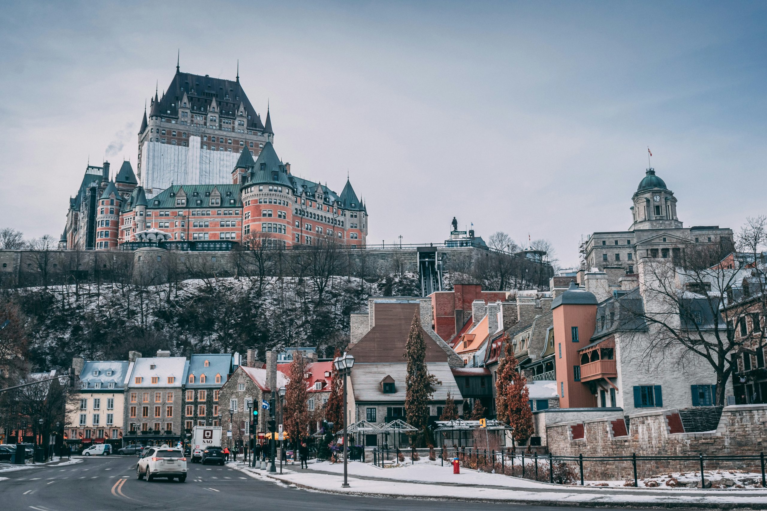 Quebec City | Snow-covered Quebec City streets | Evolve Tours
