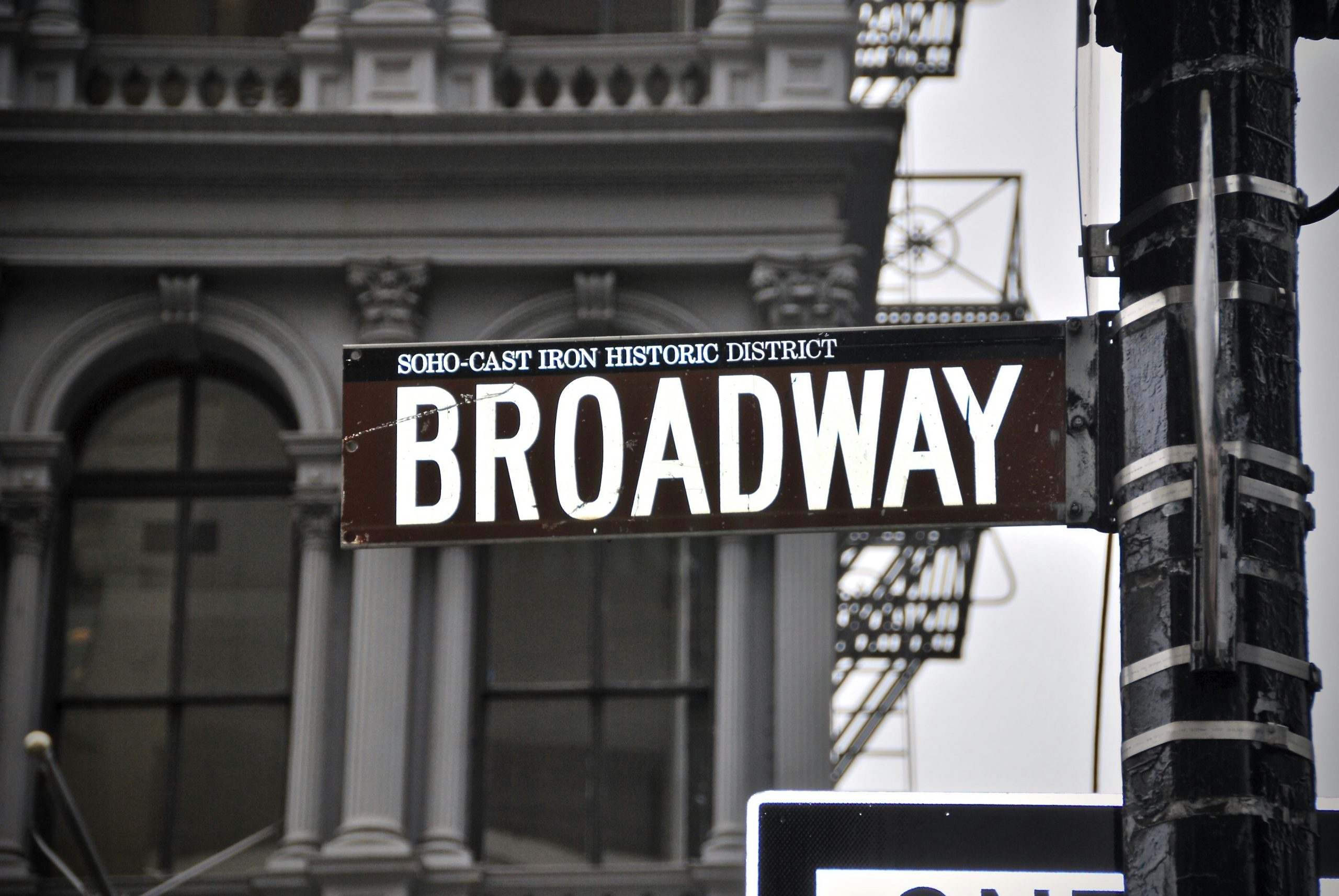 New York Trips | Broadway street sign | Evolve Tours