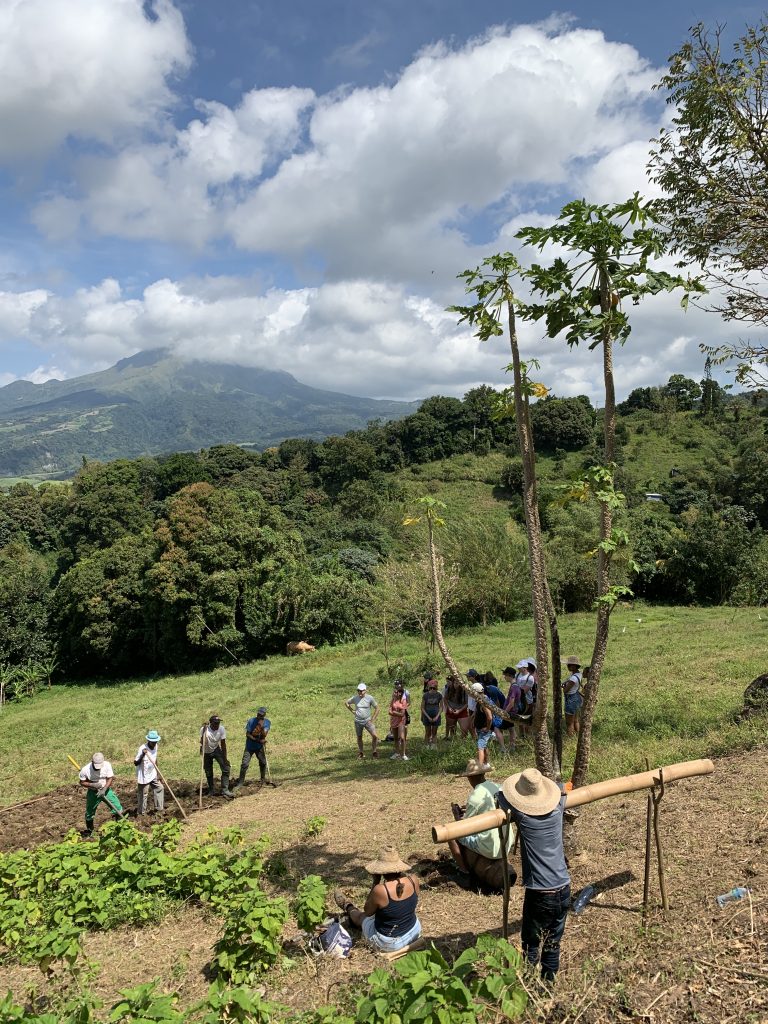 Martinique | students learning about sustainability from locals | Evolve Tours