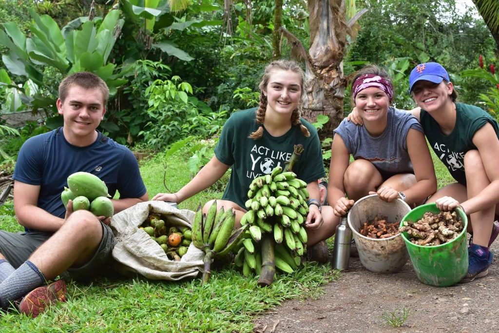 Costa Rica | Students LEarning About Growing Food | Evolve Tours