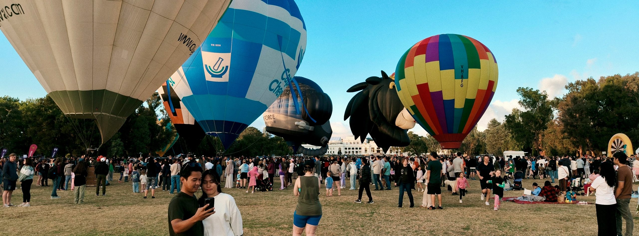 Family-Friendly Festivals | Large balloons at festival | Evolve Tours
