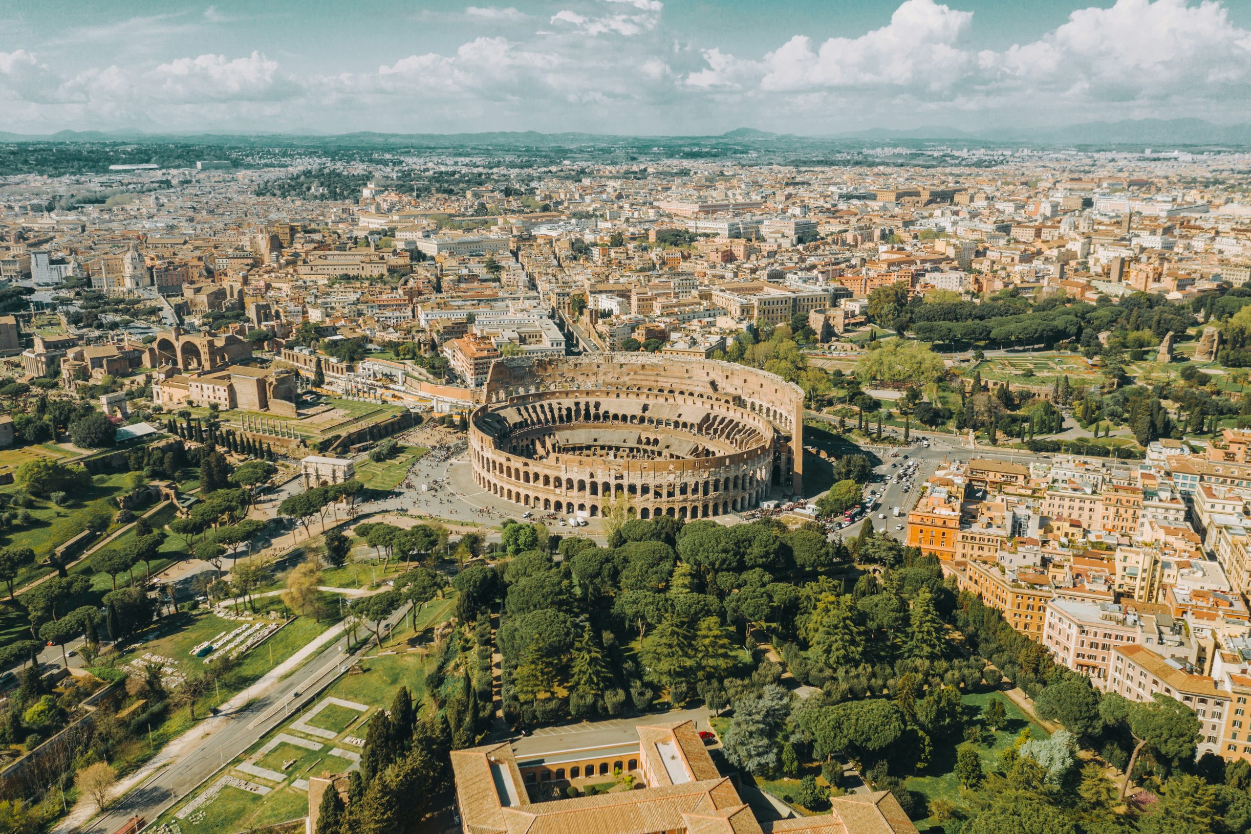 Rome School Trip | Panoramic view of Rome | Evolve Tours