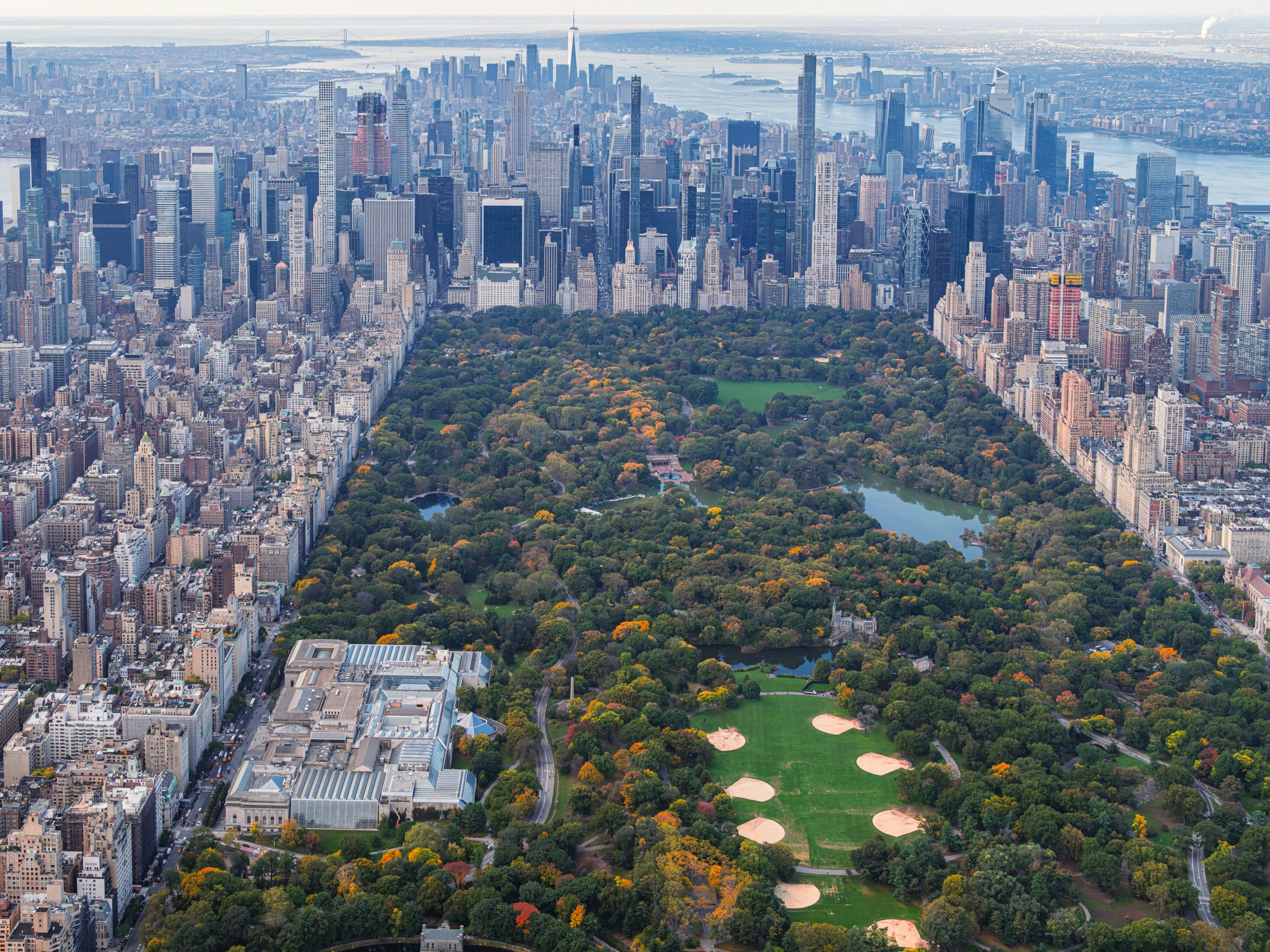 NEW YORK CITY TRIPS | Aerial pictures of Central Park | Evolve Tours